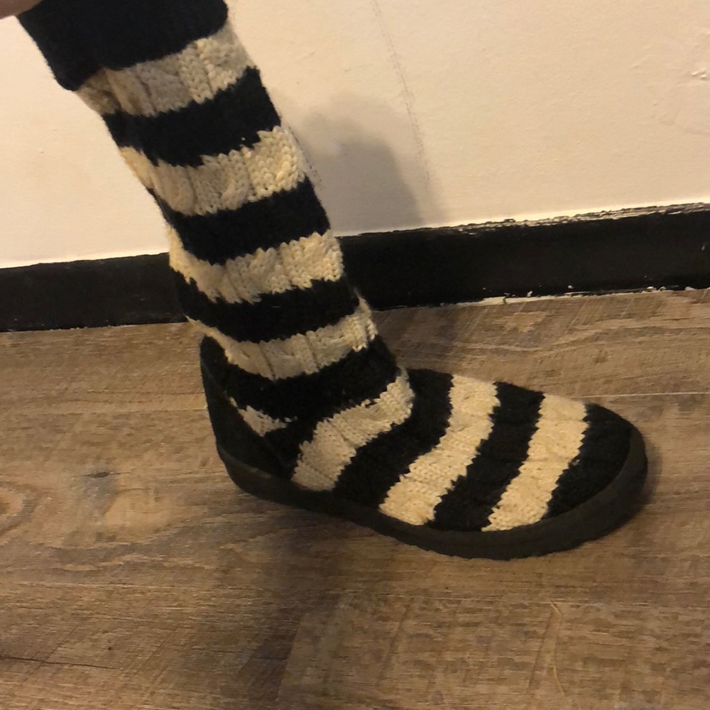 Black and White UGG Boots Size 8.5